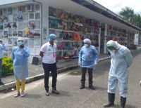 Revisaron protocolos del cementerio central para entierros por COVID-19 en el Distrito de Buenaventura