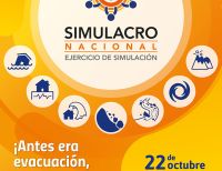 Todos a participar en el Simulacro Nacional de Evacuación que se realizará el 22 de octubre