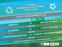 Arrancó la 1a Copa Ambiental de Fútbol “Recicla y Juega” 2020 del EPA Buenaventura