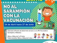 Vacuna a tus hijos contra el sarampión y otras enfermedades