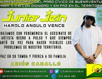 Comité del paro cívico de Buenaventura rechaza asesinato del artista urbano Junior Jein
