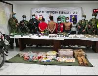 Fueron capturados presuntos integrantes de un grupo armado organizado residual en zona rural de Buenaventura