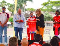 Con la camiseta puesta los deportistas 'Valle Oro Puro' están listos para los Juegos Panamericanos Junior