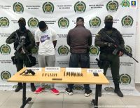 Fueron privados de la libertad alias Taylor y alias Andresito por presuntamente portar armas de fuego de uso privativo de las Fuerzas Armadas