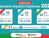 Atención contribuyentes, el 30 de junio vence el primer plazo para el pago del Impuesto Automotor