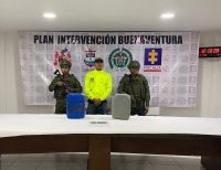 La Armada de Colombia incautó explosivos que presuntamente pertenecerían al “Clan del Golfo” en Buenaventura