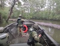 Fiscalía judicializó a alias Bombiao quien transportaba 1.500 troncos de madera ilegal por el río Cajambre