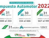 Se amplía en dos meses el plazo para el pago del Impuesto Automotor en el Valle del Cauca