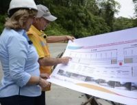 Con un avance del 70 % en las obras de rehabilitación, la vía Simón Bolívar entre El Pailón y Aguaclara en Buenaventura, se consolida como un corredor turístico