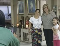 Alejandra cumplió el sueño de conocer a la gobernadora Clara Luz Roldán