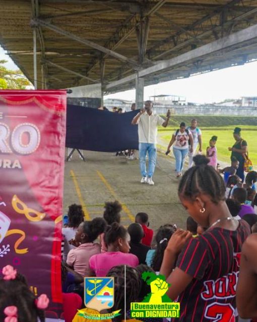 Con asistencia de 300 menores se realizó el Festival de Teatro en el Distrito de Buenaventura