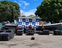 La Armada de Colombia interceptó el primer semisumergible del año 2023 cuando navegaba con cuatro toneladas de cocaína