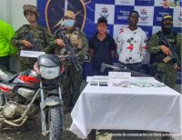 Cárcel para alias Nene y alias Caisa, presuntos miembros del Clan del Golfo, capturados cuando extorsionaban a habitantes del Bajo Calima en Buenaventura