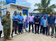 En articulación de esfuerzos entre la Fundación EPM y la Armada de Colombia, más de 1.300 personas de la comunidad de la IE Francisco Pizarro, Chocó, cumplieron su sueño de tener agua potable