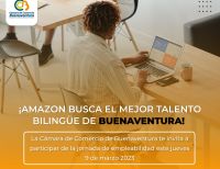 Oportunidades de Empleo Bilingüe para Buenaventura Amazon, una de las empresas más destacadas a nivel mundial en tecnología; realizará la primera feria empresarial