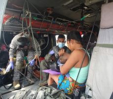 La Fuerza Pública apoyó la evacuación de 13 menores de edad indígenas en el Chocó