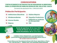 Hasta el 31 de mayo de 2023 estarán abiertas las inscripciones a la Convocatoria de ‘Seguridad Alimentaria’