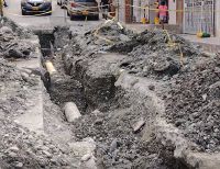 24 metros lineales de tubería en PVC y 8 domiciliarias en la red de alcantarillado en el barrio La Playita de Buenaventura, permitirá una mejora en la prestación del servicio