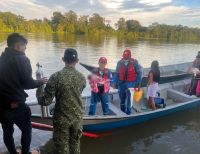 La Fuerza Pública apoyó el traslado de tres bebés indígenas en el Chocó para salvarles la vida
