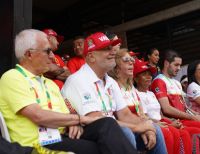 Gobernadora del Valle se destaca como la única dirigente que acompaña a su delegación en los Juegos Nacionales 2023