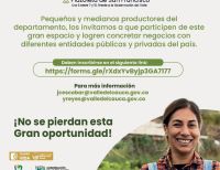 Productores campesinos del Valle podrán participar de la rueda de negocios con invitados internacionales