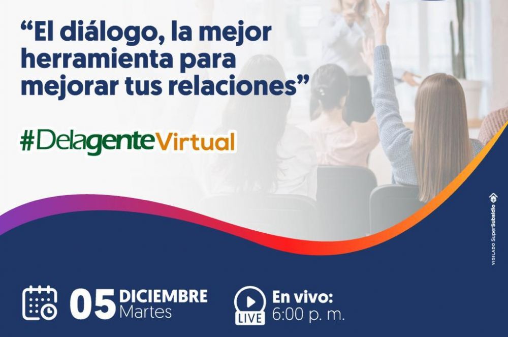 Conferencia virtual gratuita Comfenalco Valle: El diálogo, la mejor herramienta para mejorar tus relaciones