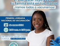 La Secretaría de Salud de Buenaventura invita a la comunidad el 27 de enero de 2024 a la Primera Jornada Nacional de Vacunación