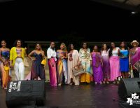 Secretarias del despacho de la Alcaldía Distrital de Buenaventura participaron en pasarela con los vestidos de atardeceres en evento del Día de la Mujer