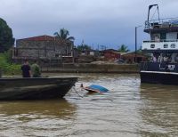Fueron rescatadas 4 personas tras volcamiento de embarcación en Pizarro, Chocó