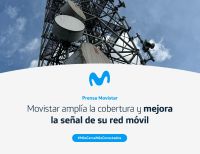 Movistar amplía la cobertura y mejora la señal de su red móvil