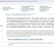 Se amplió el plazo para convocatoria que reconocerá iniciativas socio-comunitarias juveniles en el Valle del Cauca