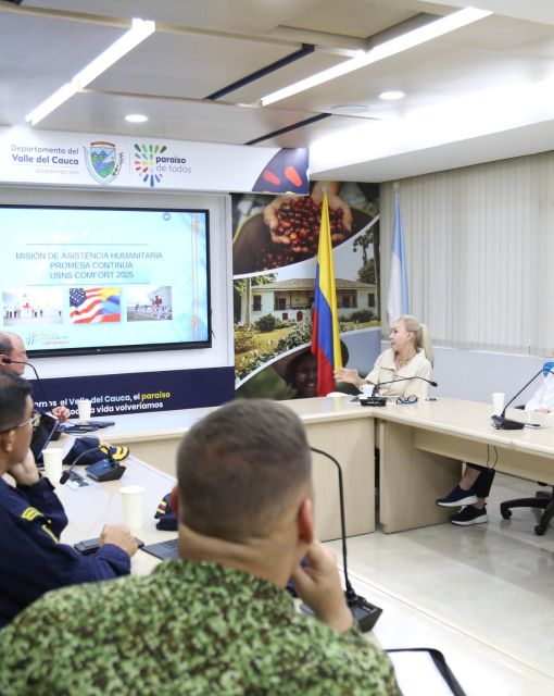 La Gobernación del Valle y el buque hospital USNS Comfort atenderán a 5.000 bonaverenses