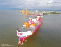 Buenaventura recibe al ONE Sparkle, primer buque de nueva generación sostenible en arribar al puerto