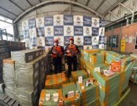 Fue incautan mercancía de contrabando avaluada en más de cinco mil millones de pesos en Buenaventura