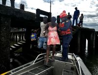 La Armada de Colombia realiza evacuación de una mujer en embarazo desde Bazán La Bocana en Buenaventura
