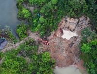 Golpe a las finanzas de la estructura Jaime Martínez con destrucción de maquinaria usada para la minería ilegal en Buenaventura