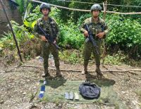 Autoridades hallan depósito ilegal con material de guerra en zona rural de Buenaventura