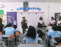 Jóvenes de la IE Termarit en Buenaventura reciben formación en liderazgo, salud mental y prevención del embarazo adolescente