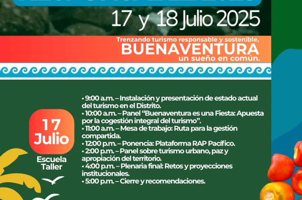 Congreso de turismo responsable 2025 trenzando turismo responsable y sostenible: buenaventura, un sueño en común