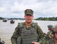 Armada de Colombia intensifica operaciones en Chocó ante amenazas y paro armado del ELN