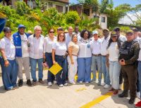 La Administración Distrital de Buenaventura entregó el anillo vial del barrio 12 de Abril y Gamboa