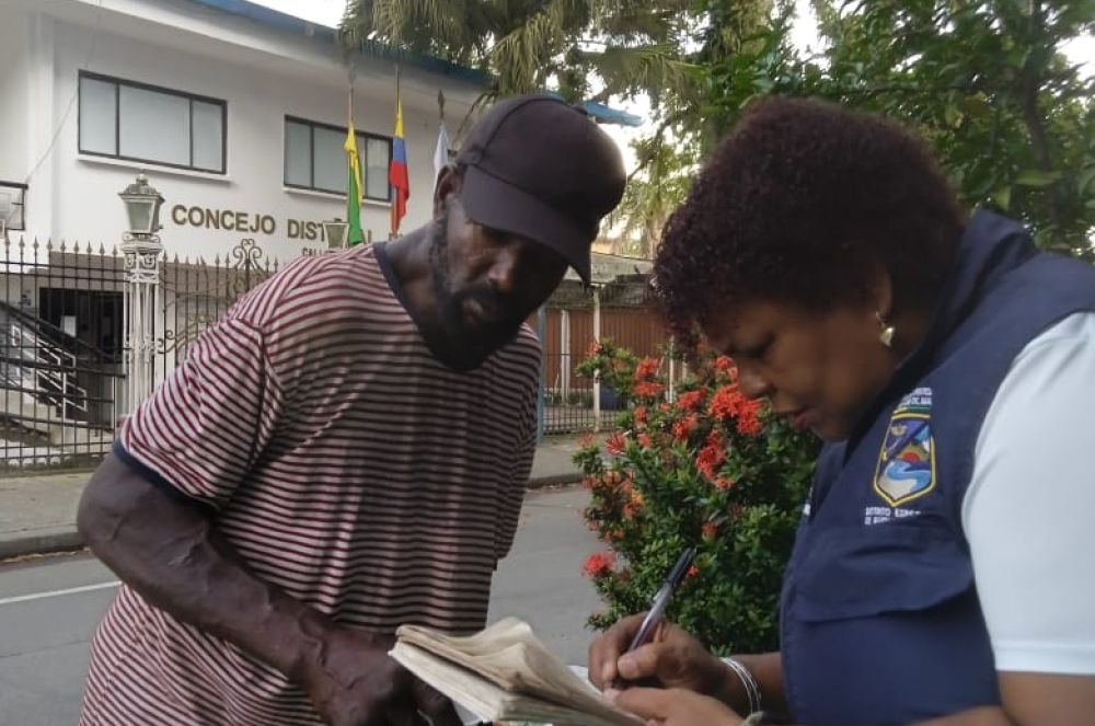 Buenaventura realiza su primer censo de habitantes de calle para orientar políticas sociales
