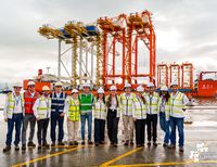 La Sociedad Puerto Industrial Aguadulce incorpora dos gr&uacute;as p&oacute;rtico de &uacute;ltima generaci&oacute;n y fortalece la operaci&oacute;n portuaria de Buenaventura