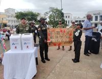 Buenaventura conmemor&oacute; el D&iacute;a de las Manos Rojas con llamado contra el reclutamiento infantil