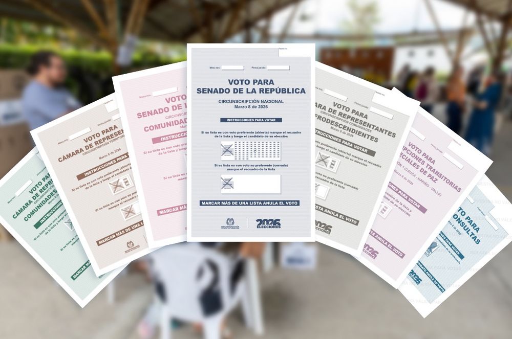 La Registradur&iacute;a explica cu&aacute;ntas tarjetas electorales recibir&aacute;n los colombianos el 8 de marzo y c&oacute;mo deben marcarlas