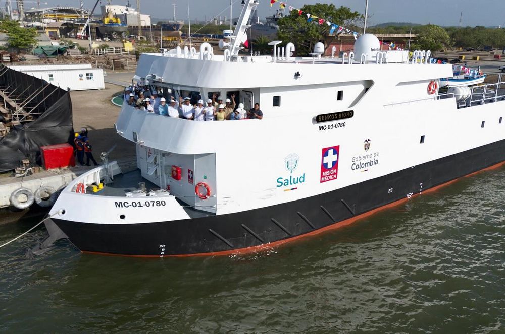 Zarpa desde Cartagena el Buque Hospital Benkos Bioh&oacute; para atender comunidades del Pac&iacute;fico colombiano