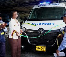 Buenaventura estrena su primera unidad m&oacute;vil de criminal&iacute;stica para la Secretar&iacute;a de Tr&aacute;nsito tras casi cinco d&eacute;cadas