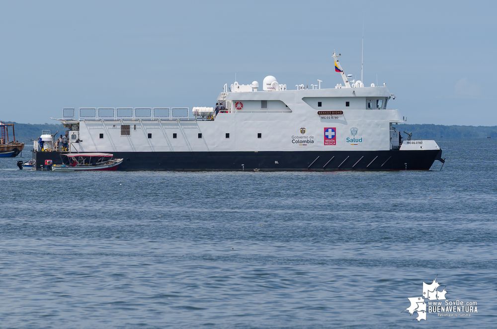 El Gobierno nacional entreg&oacute; en Buenaventura el buque hospital Benkos Bioh&oacute; para atender comunidades del litoral Pac&iacute;fico colombiano
