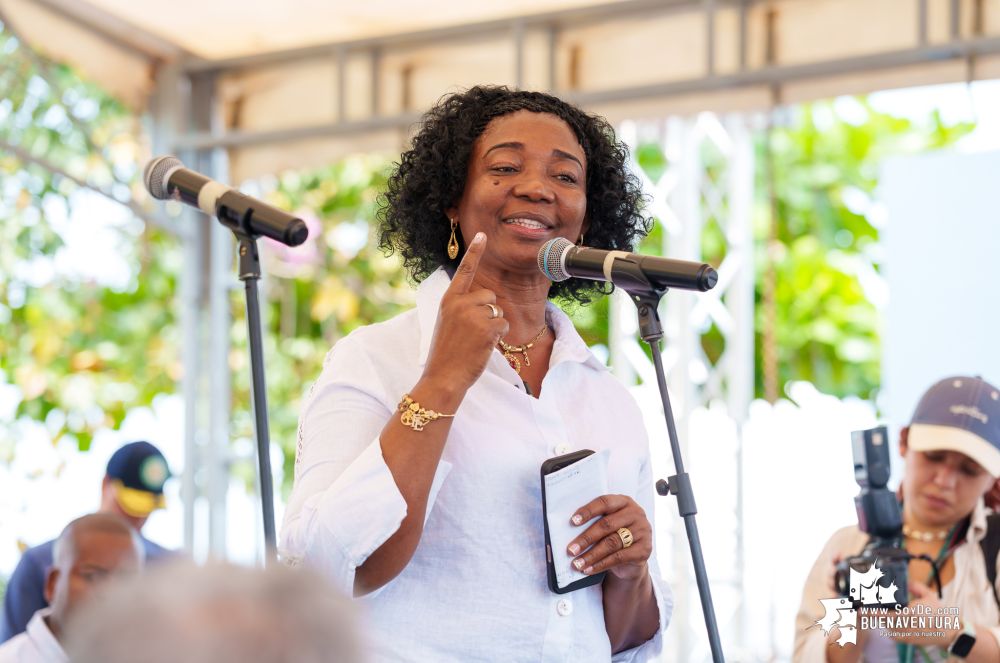 La Alcaldesa Distrital de Buenaventura present&oacute; balance de seguridad, salud, agua potable y turismo