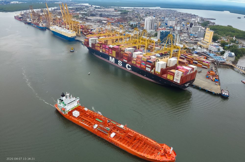 Sociedad Portuaria Regional de Buenaventura rompe r&eacute;cord de capacidad portuaria con la llegada del buque MSC Orsola